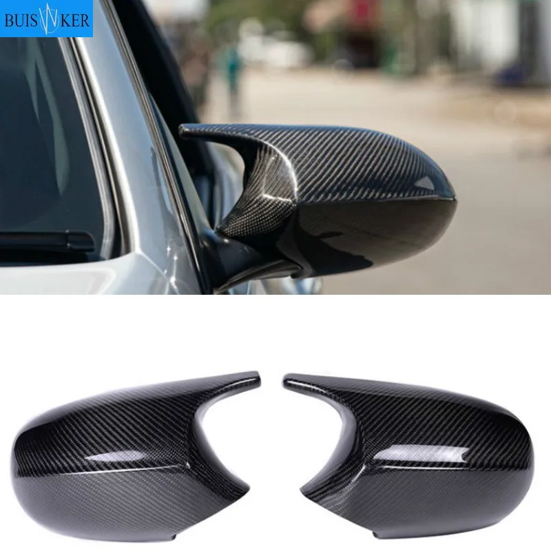 Seitenrückspiegelkappe Flügelspiegelabdeckung Passend für BMW E90 E91 2005-2011 E92 E93 2006-2013 E81 E82 E88 E87 E88 Auto-Zubehör