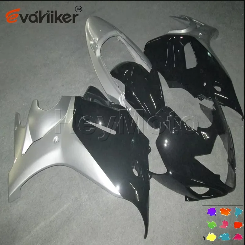 motorcycle fairing for GSX650F 2008 2009 2010 2011 2012 black silver GSX 650F 08 09 10 11 12 ABS motor panels H3