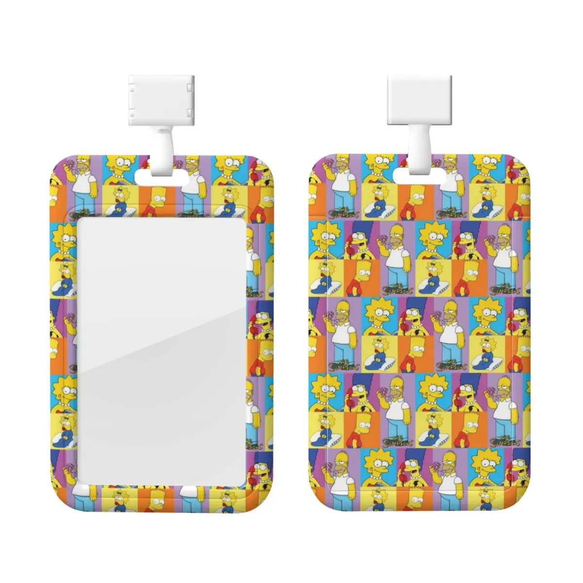 

Custom Neck Lanyard Card Holder Simpsons Family Card Badge Holder For Subway Bus Card Lanyard Credential Badge Holder Hospitals