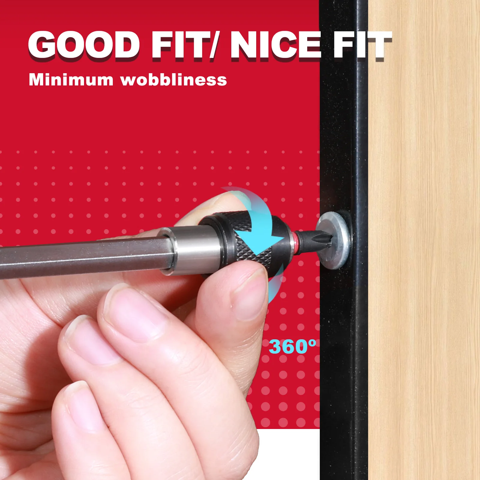 Geinxurn 3PCS Screwdriver Bit Handle Set with 2.4
