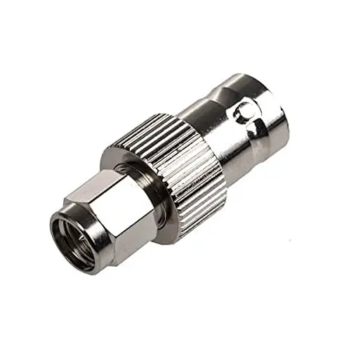RF Coaxial BNC to SMA Adapter Straight 50 Ohm For Radio Communication Equipment