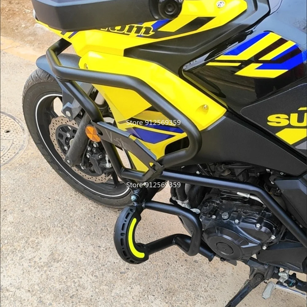 Motorcycle modified full surround bumper engine protection bar side box anti drop collision bar For SUZUKI DL250 V‑Strom 250