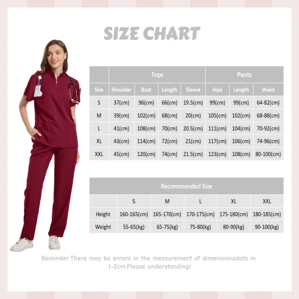 Uniforme médical d'infirmière de couleur Pure, tissu de haute qualité pour Salon de beauté, hôpital dentaire, soins chirurgicaux, ensemble de chirurgie clinique