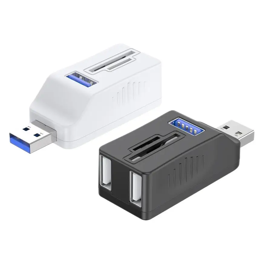 

5-in-1 Adapter Card Reader Direct Plug 3.0 Multi-port Converter Portable Data Fast Read Extension 2.0