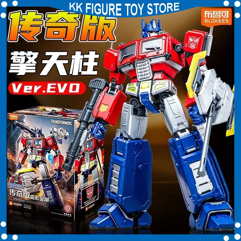 En stock : Kits de modèles à assembler Transformers Optimus Prime Ver.EVO Blokees, figurine d'action hautement articulée, jouet de collection.