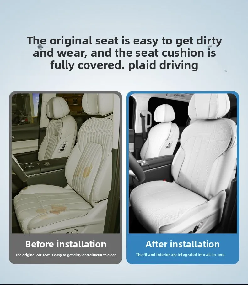 For New Voyah Dream All Season Universal Car Seat Cover Breathable Wear Resistant Anti Dirt Seat Cushion Protective Pad Auto