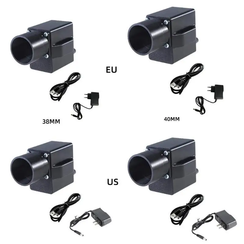 652F شواء منفاخ الهواء مروحة 12 فولت 16000 دورة في الدقيقة متغيرة السرعة مروحة الطرد المركزي للتخييم #2