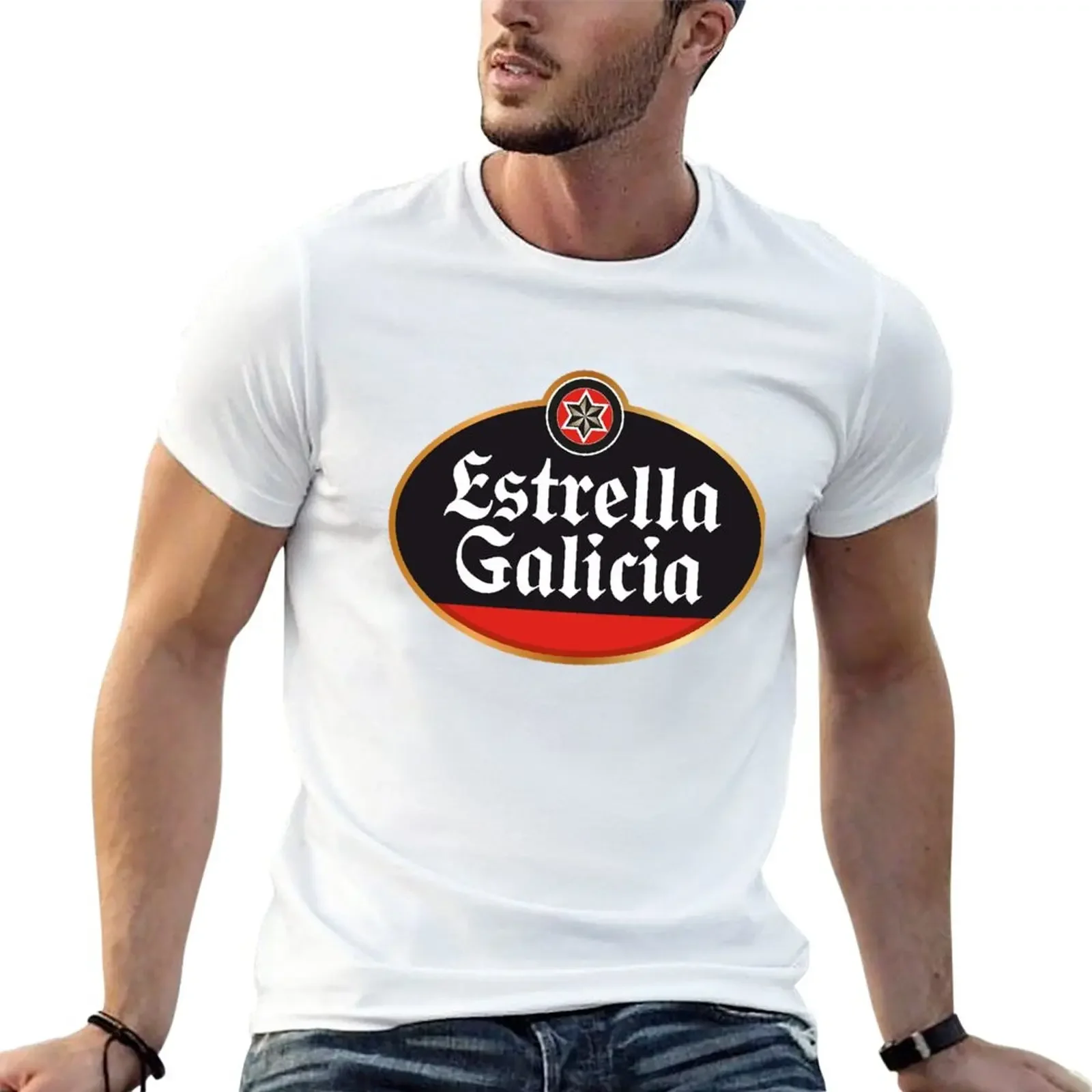 New Estrella Galicia For Fans T-Shirt funny t shirt boys white t shirts anime tshirts for men