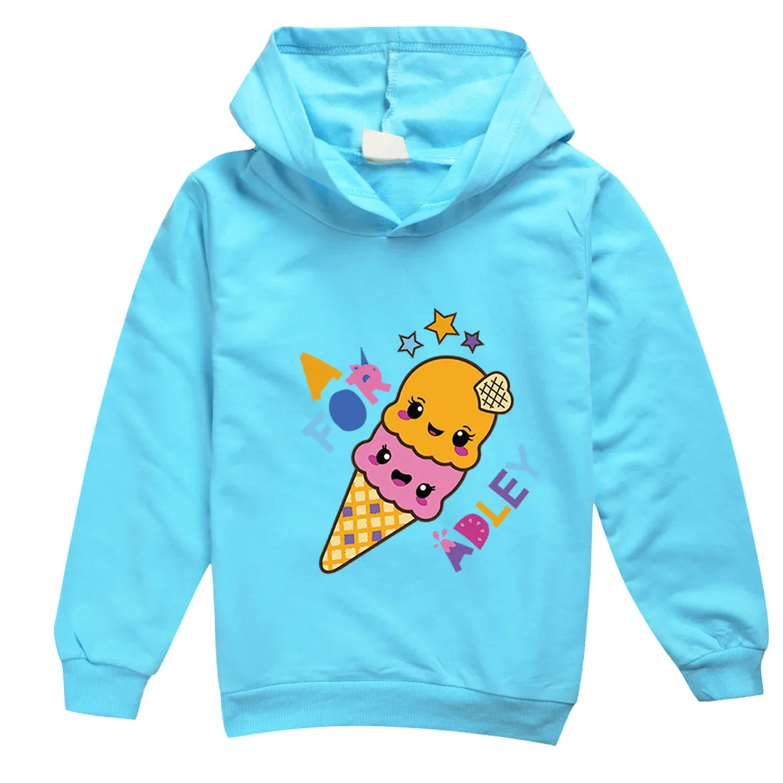 

New A for adley Boys Girls Sweatshirts Fashion Kids Clothes Spring Autumn Casual Cotton Long Sleeves Hoodies Tops 2-15 Years