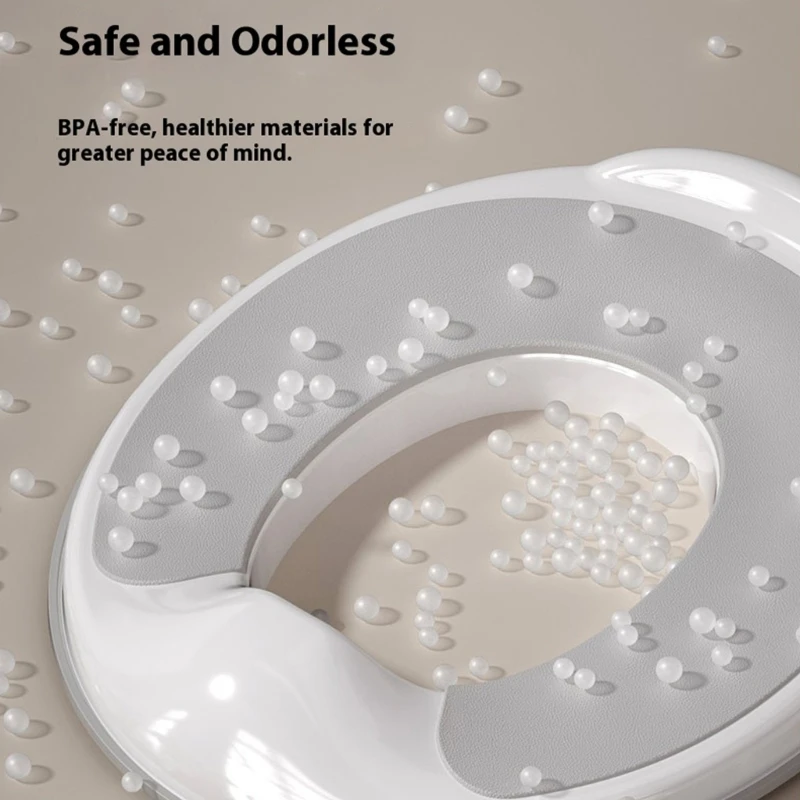 غطاء مقعد المرحاض للأطفال الصغار، تصميم فردي صحي مانع للانزلاق، ضروري للحمام 24BE #5