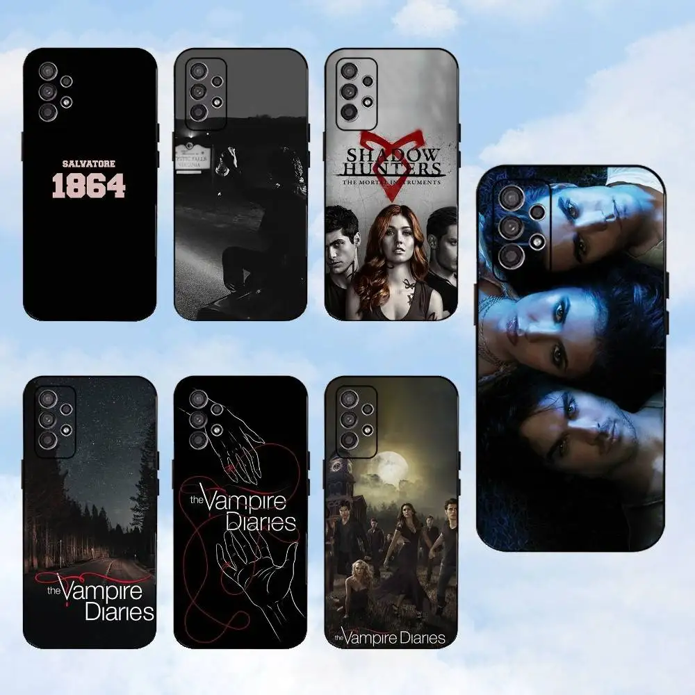 

V-Vampire D-Diaries Phone Case For Samsung S25,S24,S23,S22,S21,S20,S10,Ultra,Plus,Lite,FE,Soft Silicone Black Cover
