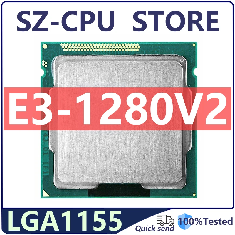 XEON E3-1280V2 E3 1280V2 E3 1280 V2 3.60GHZ quad-core 8M Cache  69W SR0P7 LGA1155