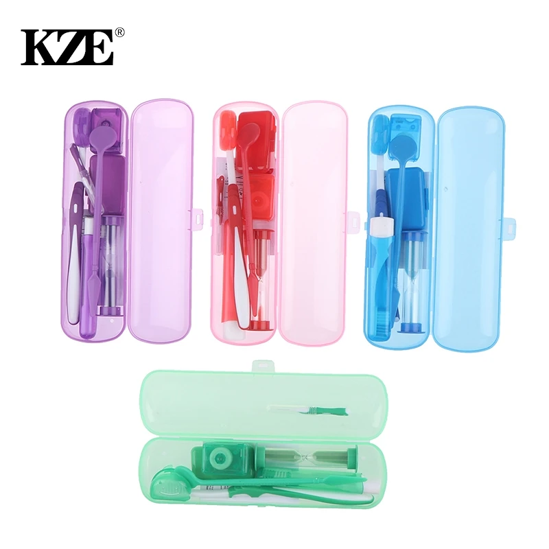 

8pcs/set Oral Cleaning Care Dental Teeth Orthodontic Kits Whitening Tool Portable Outdoor Suit Interdental BrushOral Care