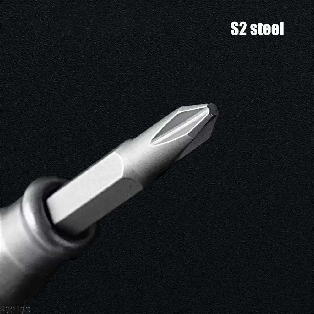 Titanium Alloy Screwdriver High Hardness S2 Steel Bit EDC Riding Equipment Tungsten Head Broken Window Gadget