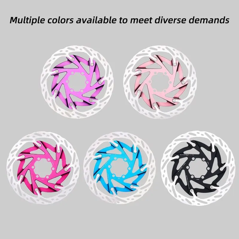 TTPRO CNC Ultralight MTB Bike Hydraulic Disc Brake Rotor 160mm Mountain Road Racing Bicycle Brake Disc with 6 Free Bolts