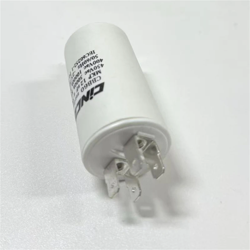 Kondensatory rozruchowe silnika 250V 400V 450V CBB60 12uF 4 piny SH DB AC 450VAC do silnika pompy wodnej