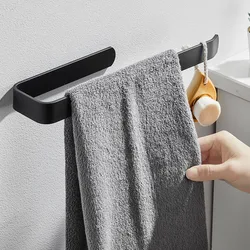 Towels Rack Space Aluminum Without Drilling Self-Adhesive Bathroom Towels Tissue Paper Storage Holder for Kitchen Batchroom