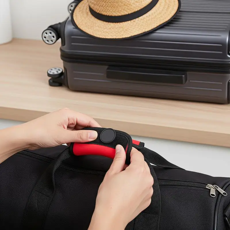 2PCS Neoprene Luggage Handle Cover, Handle Protector Cover, Trolley Case Handle Cover, Grip Cover And Baby Stroller Handle Cover