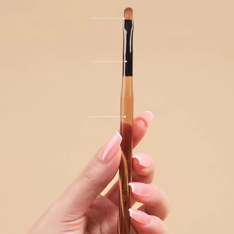 Pinceaux à ongles-Art Gel acrylique Kolinsky brosse fournitures de manucure outils accessoires produits trucs ongles Tech brosses choses