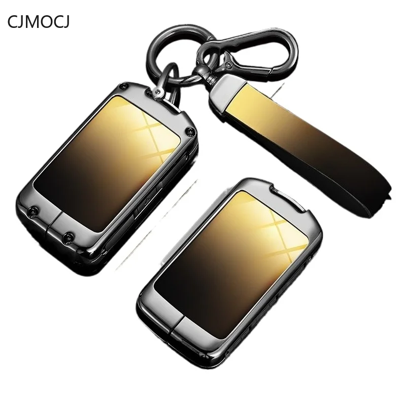 Premium Zinc Alloy Key Cover Case for Volvo XC60/S90/S60/V40/XC90/XC40/S60L - Protective Key Fob Shell Keybag Keychain