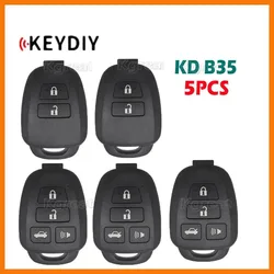 5 szt. Kluczyk KD B35 uniwersalny klucz Remotekey 4 przyciski KD B Series do KD-MAX Toyota do KD900 KD900 + URG200 KD-X2 Mini