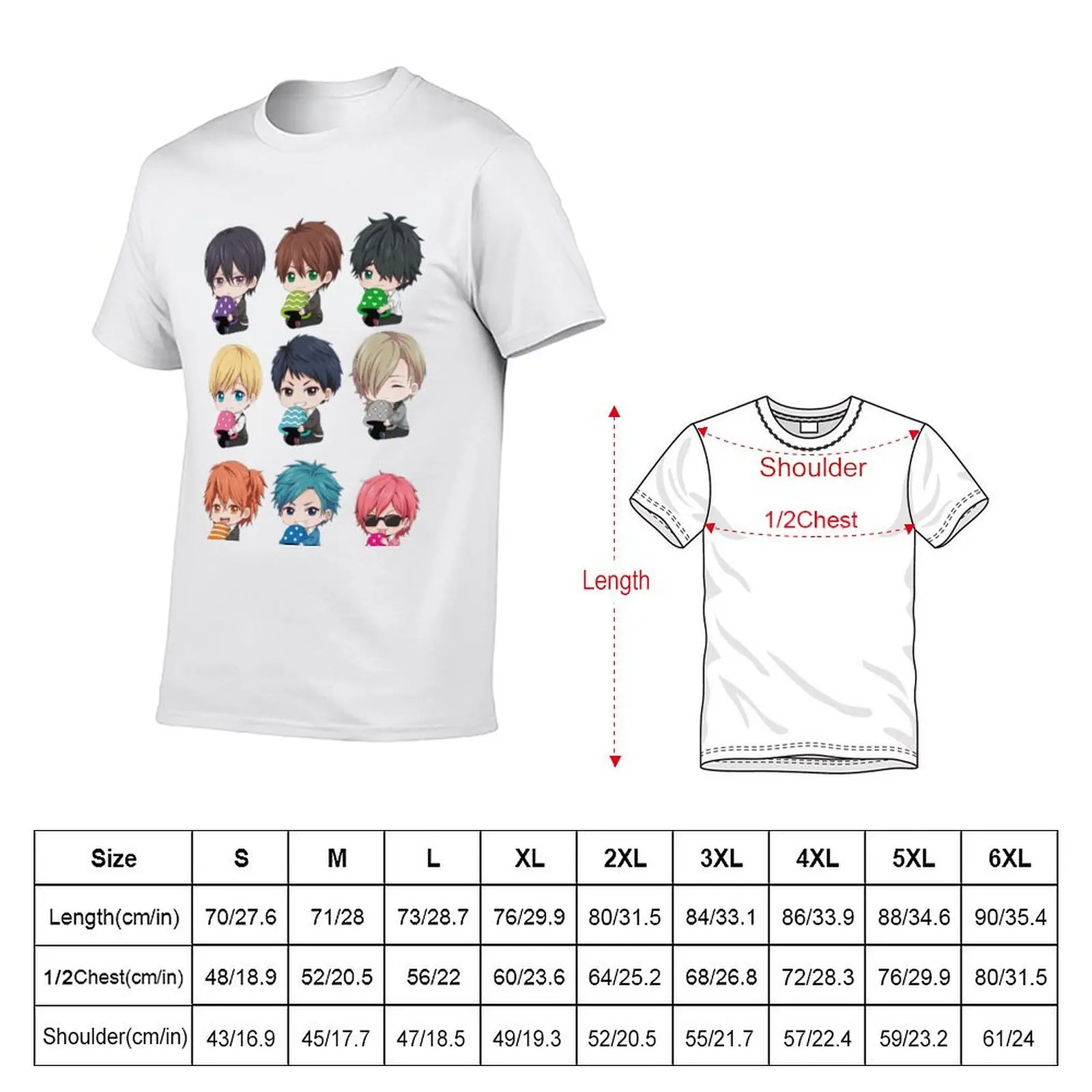 YARICHIN B CLUB T-Shirt Funny t-shirts korean fashion Blouse t shirts men