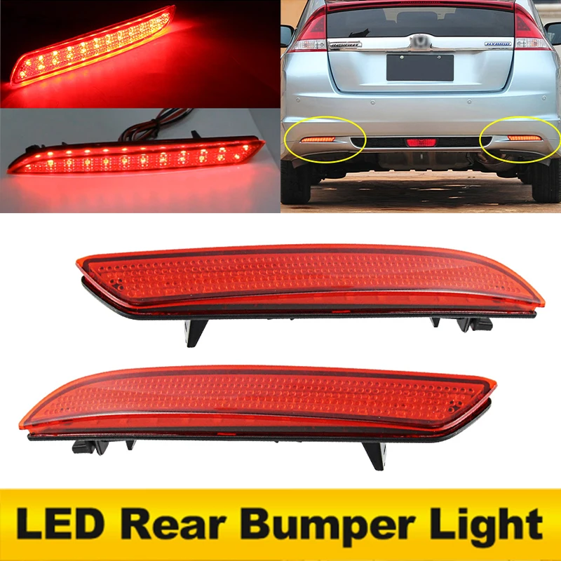 2Pcs Led Rear Bumpe…