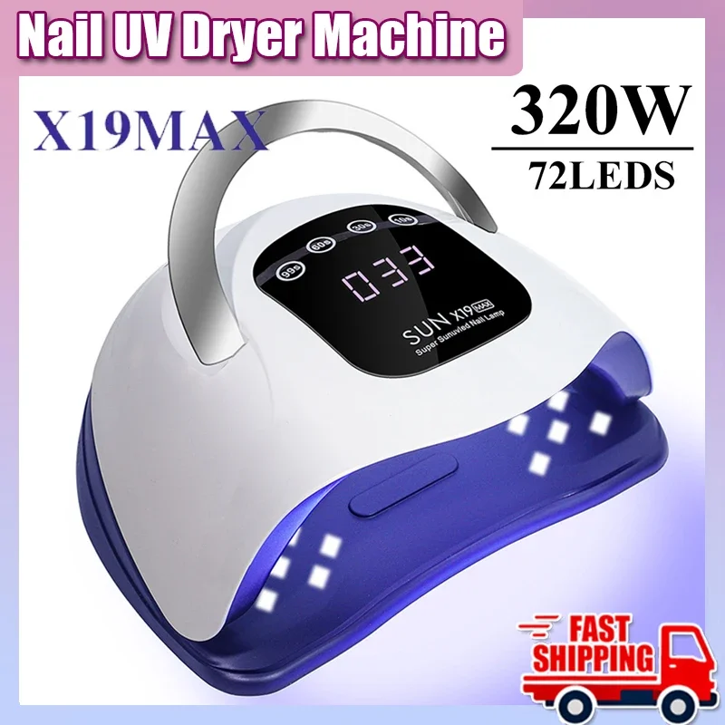 72 LED الأشعة فوق البنفسجية مسمار الفن مصباح المهنية عالية الطاقة مجفف الأظافر مع الاستشعار علاج سريع هلام طلاء الأظافر تجفيف مصباح أدوات صالون الأظافر