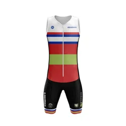 Triathlon Suit for Men, Sleeveless Short Distance Skinsuit, Cycling Tights, Running Clothing, ITU Tri Suit, Quick Dry Lycra Sets