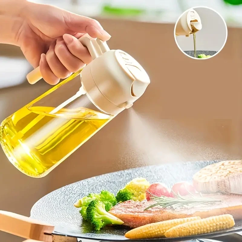 Pouring Oil Spray Oil Pot Not Hanging Oil Barbecue Soy Sauce Bottle Seasoning Box Spice Jar Sauce Bottle Sauce Dispenser