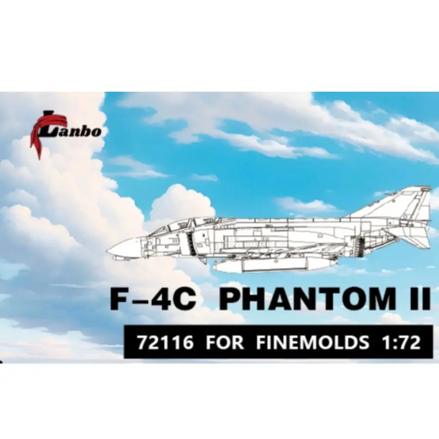 Lanbo Models F-4C PHANTOM II 72116 FOR FINEMOLDS 1:72 3D Cockpit