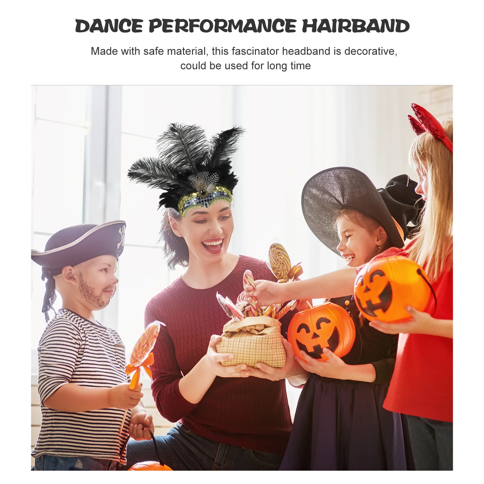 ريش الفاسناتور خوذة الزخرفية كرنفال عقال للحفلات الزفاف تأثيري أداء المرأة الإكسسوارات