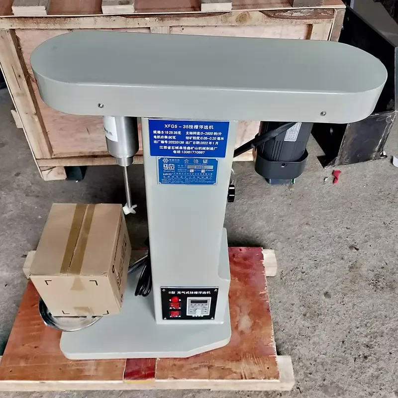 i Acrylic Multi-Cell 20ml 60ml 100ml 140ml XFG Laboratory Flotation Machine for Tantalun Copper Cobalt Lithium Mining