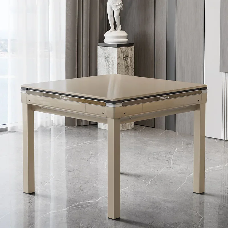 Wielofunkcyjny Składany Stół Jadalny Indywidualny Ceramiczny Kawiarnia Mały Okrągły Zestaw Mebli Ogrodowych do Jadalni Salon Stół do Mahjong