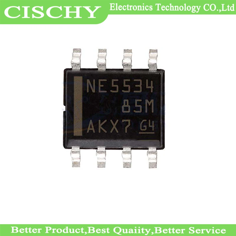 10pcs/lot NE5534DR NE5534A NE5534 5534A SOP-8 In Stock