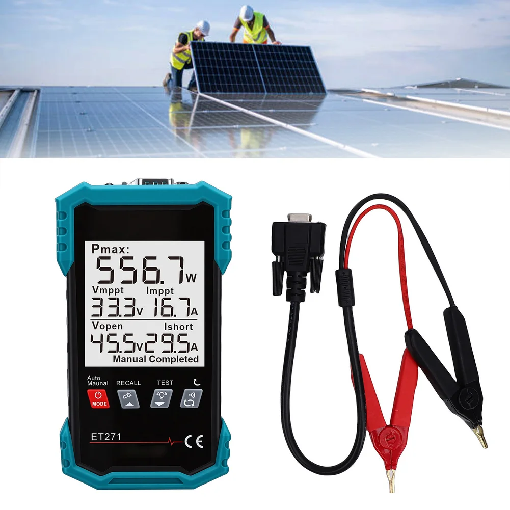 ET271 PV System Tester for Evaluating Energy Harvesting Efficiency in Residential Commercial and Off Grid Solar Installations