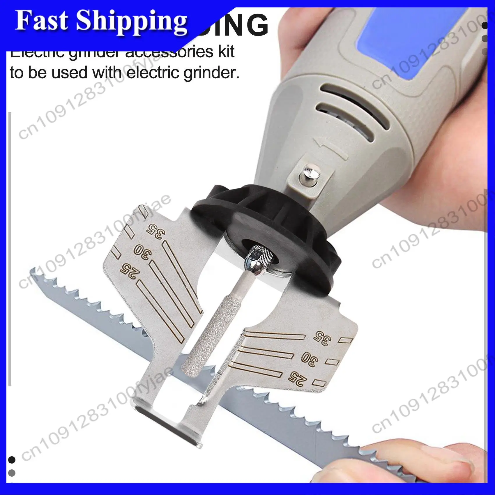-X07A Chainsaw Sharpening Kit Electric Grinder Sharpening Polishing Attachment Set Saw Chain Tool Drill Rotary Accessories Set