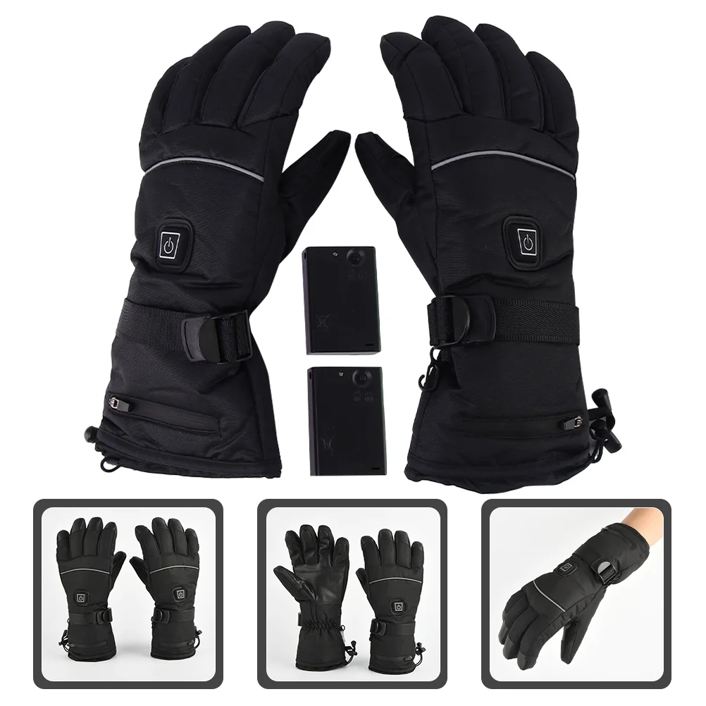 Verwarmde handschoenen Verwarming voor dames Motorski Koudebescherming Winter Pluche Man