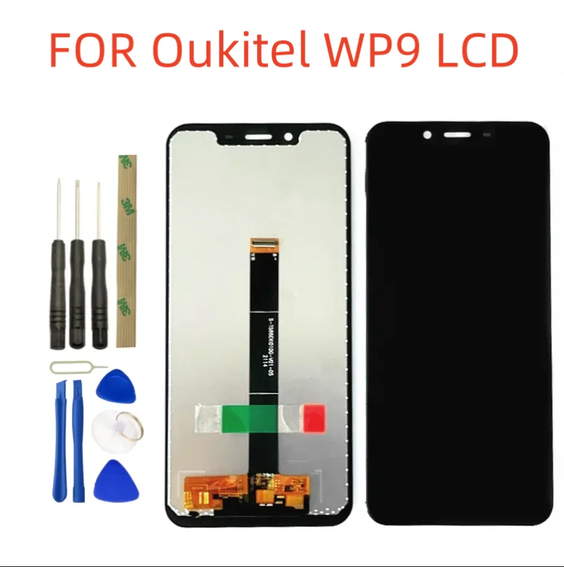 

ЖК-экран для Oukitel WP9, ЖК-дисплей и преобразователь сенсорного экрана в сборе, замена для Oukitel wp9, ЖК-дисплей для телефона + инструменты