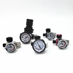 Spray Gun Air Regulator Adjustable Spray Paint Gun Regulator Air Pressure Valve Regulator