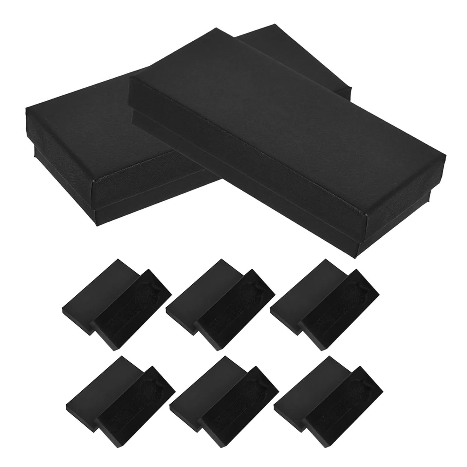 8Pcs Mens Watch Storage Boxes Small Watch Display Case Jewelry Organizer Soft Interior Travel Gift Box Box for Watches