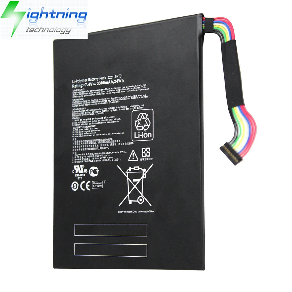 Imagem -04 - Brandnew Genuíno Original Ep121 7.4v 25wh Bateria do Portátil para Asus Eee Pad Slate Ep121 B1211a008f B121-1a001f