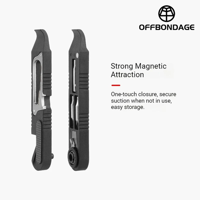 OFFBONDAGE Bike Torque Wrench Multi-tool Tire Levers Ratchet Wrench MTB Kit