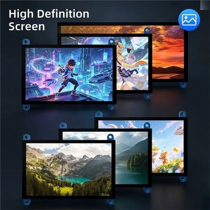 [NEW!T25C】 5-Inchtouch Screen LCD Display For Raspberry Pi HDMI