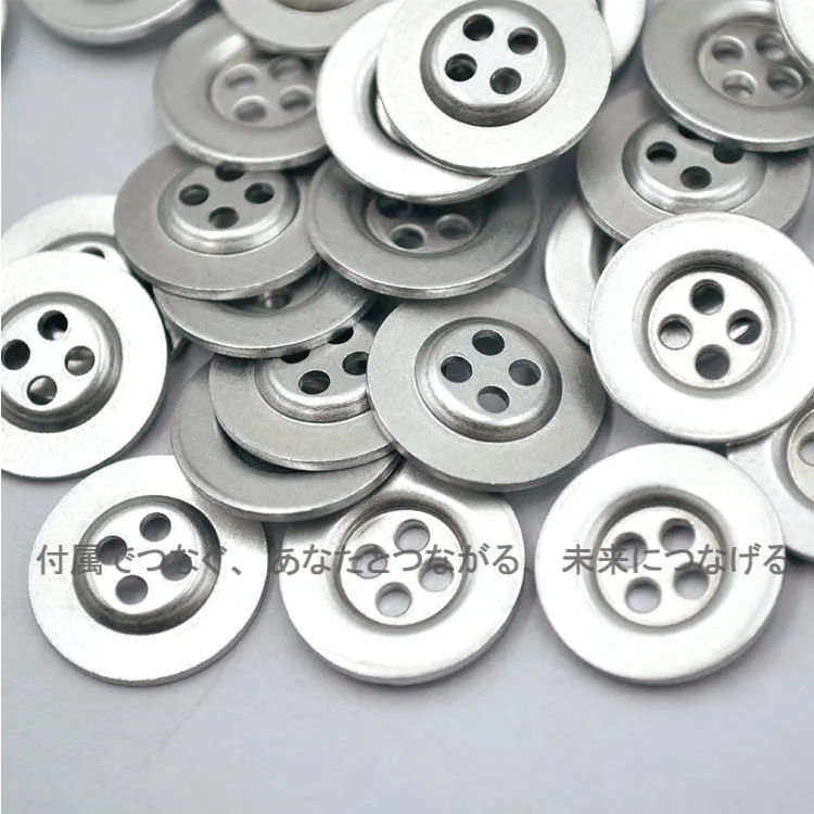 

Japan Imported YKK Button Four-eye Button Hand-sewn Shirt Aluminum