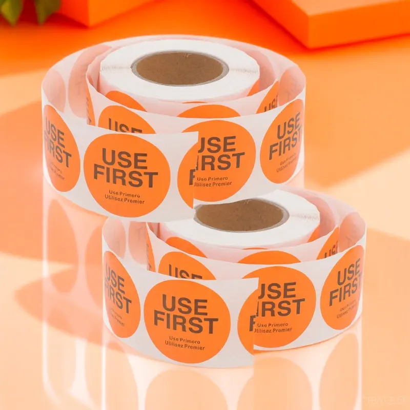 

2 Rolls Use First Stickers Food Service Labels Bright Color Coding for Restaurant Bar Kitchen Home Food Storage Inventory