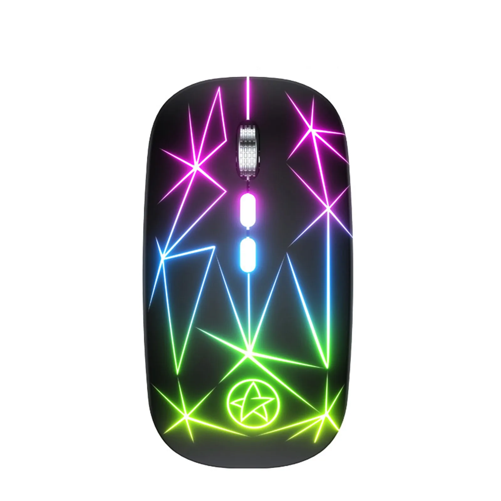 Mouse Gamer Sem Fio com Retroiluminação RGB, Ergonômico, Silencioso, USB, Bluetooth, Modelo 2026 T1 - Mais Vendido e Popular