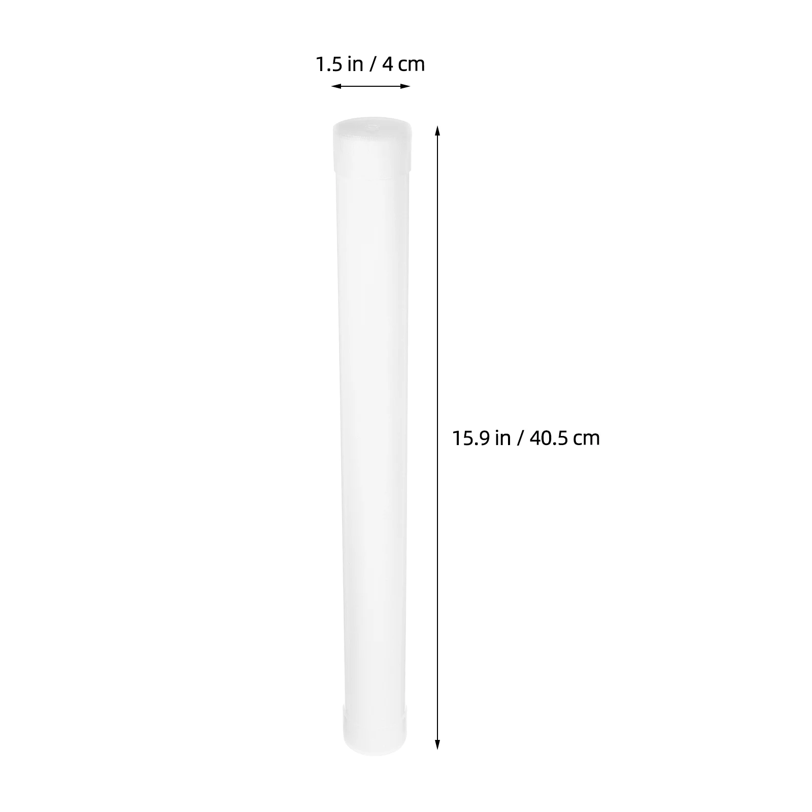

2pcs Pvc Poster Multi-Functional Artwork Storage Tubes For Painting Documents Protectors Reusable Strong Mailing