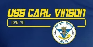 Naval S Carl Vinson (CVN-70) Supercarrier Crest T-Shirt 100% Cotton O-Neck Short Sleeve Casual Mens T-shirt Size S-3XL