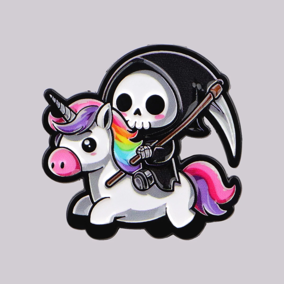 Skelett Emaille Pin Regenbogen Brosche Pines Anstecknadeln Abzeichen auf Rucksack Kleidung Accessoires Halloween Schmuck Freunde Geschenke